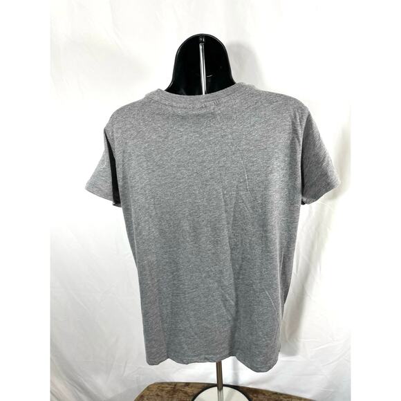 Rolling Stones H&M Sequin Logo T-Shirt Gray Women’s Small - Picture 2 of 6